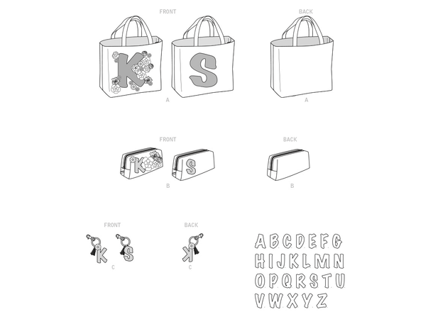 McCall's 8233 - Veskesett