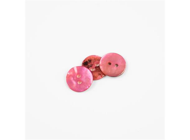 Perlemorsknapp Pink, 15mm