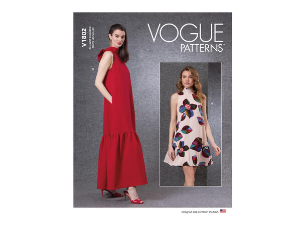 Vogue 1802 - Kjole.