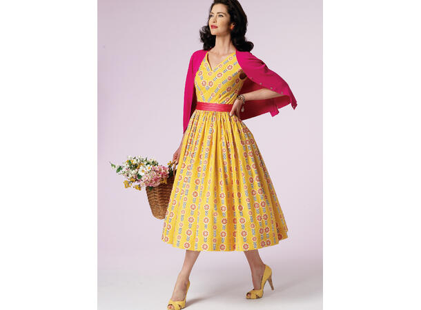 Vogue 8789 - Vintage kjole.