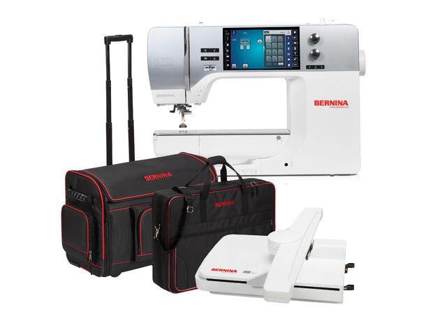 Bernina 770QE PLUS introsett m/broderimodul og oppbevaring
