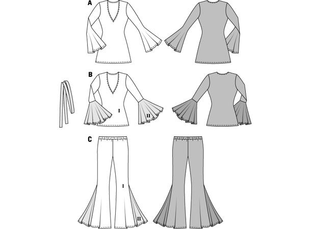 Burda 2373 - 70-talls kostyme