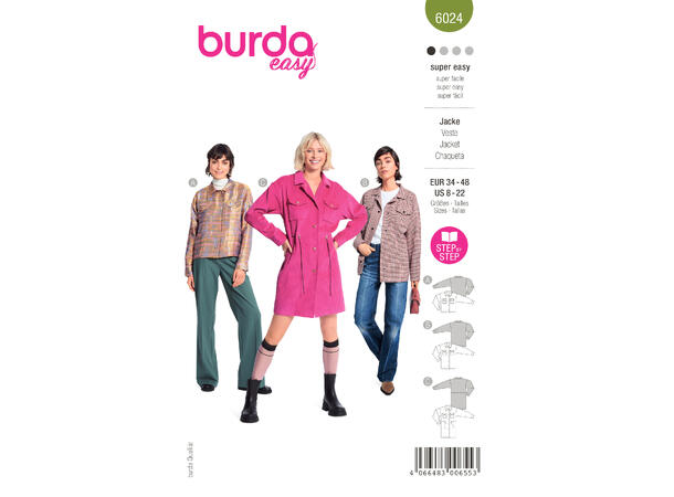 Burda 6024, 3 Jakker