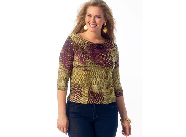 Butterick 6847, draperende topp