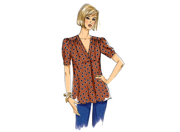 Butterick 6855, Bluse