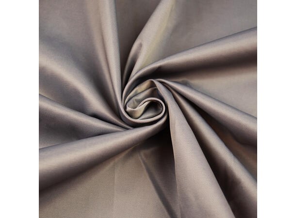Ensfarget bevernylon av bomull og polyester, Grå