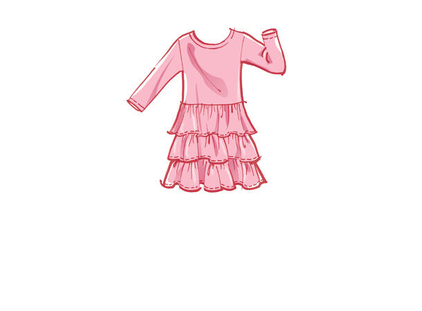 McCall's 8251 - Kjole til barn.