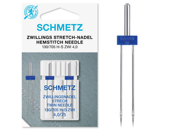 Schmetz stretch tvillingnål 4,0/75