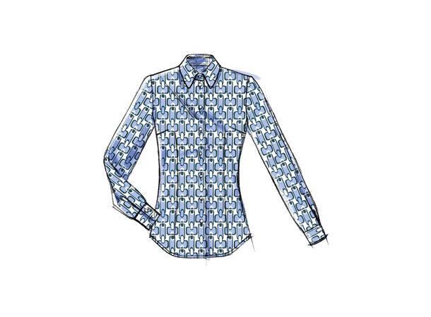 Vogue 8772 - Skjorte.