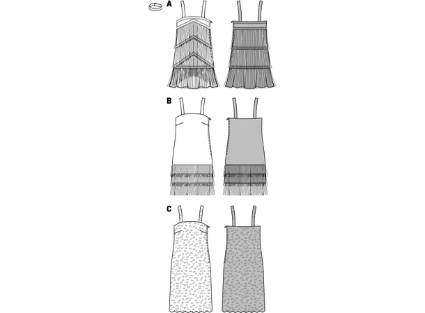 Burda 2376 - Charleston kostyme