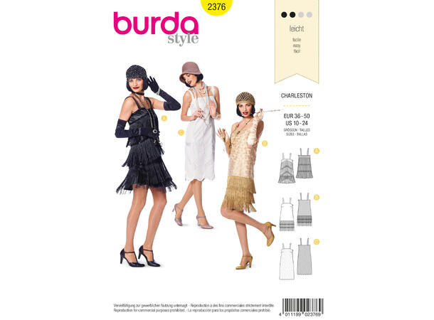 Burda 2376 - Charleston kostyme