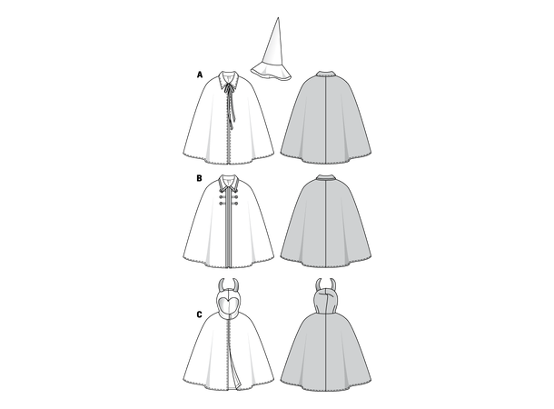 Burda 2494 - Magiker, pirat og djevel