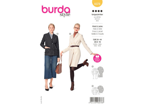 Burda 6078, Jakke