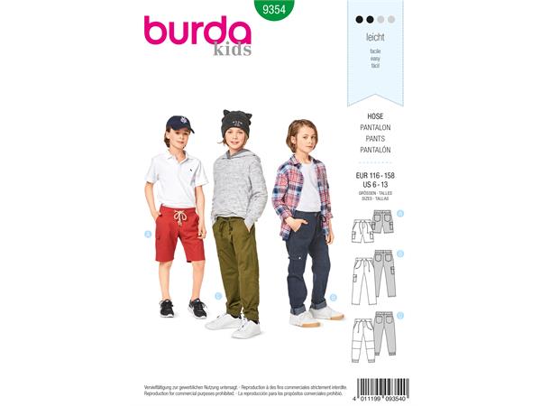 Burda 9354 - Bukse og shorts