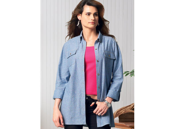 Butterick 6841, unisex skjorte