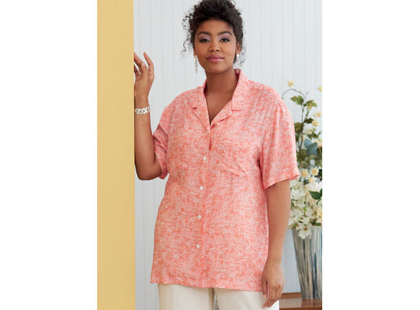 Butterick 6846, unisex skjorte