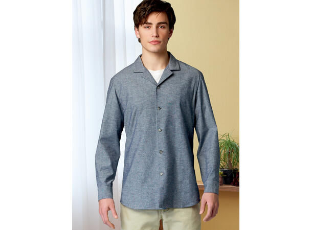 Butterick 6846, unisex skjorte