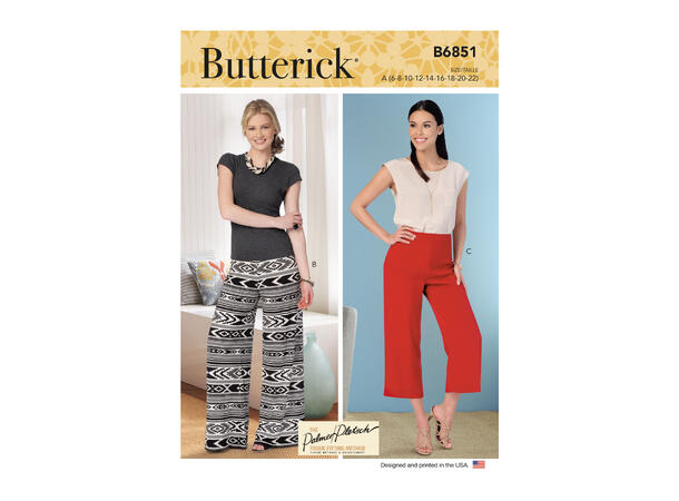 Butterick 6851, bukser