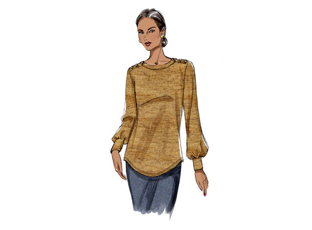 Butterick 6857, Genser