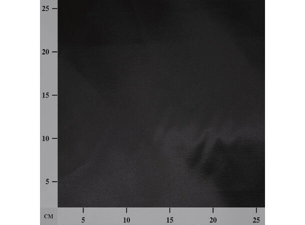 Ensfarget bevernylon av bomull og polyester, Sort