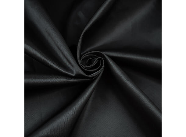 Ensfarget bevernylon av bomull og polyester, Sort