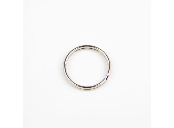 Nøkkelring, sølvfarget 20 mm