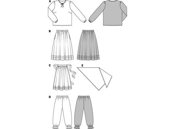 Burda 2366 - Heksekostyme unisex