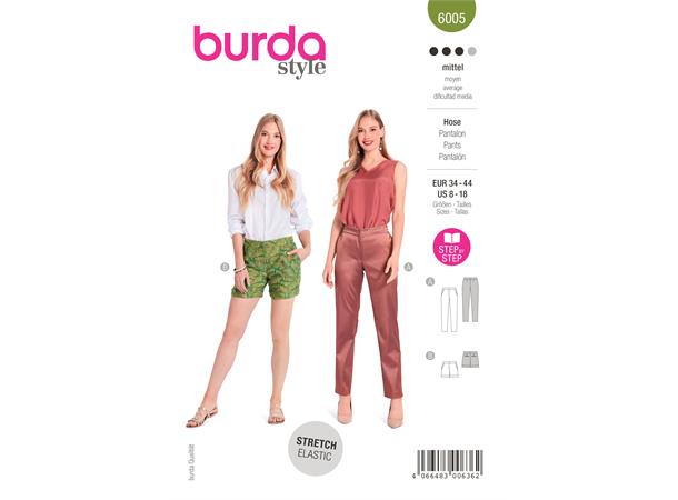 Burda 6005 - Bukse og shorts