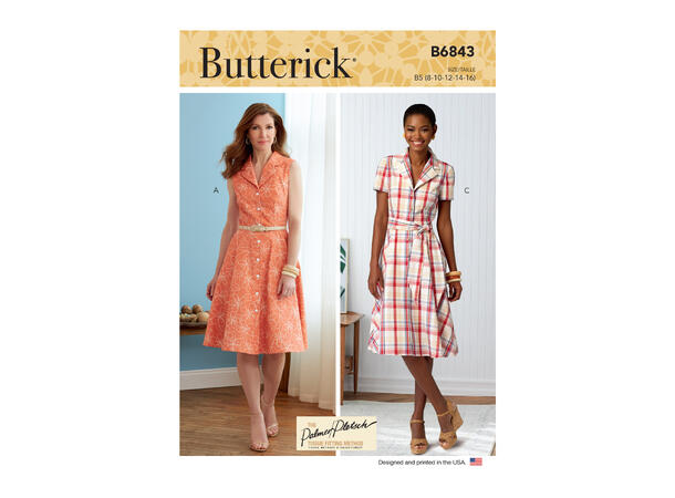 Butterick 6843, skjortekjole