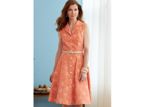 Butterick 6843, skjortekjole