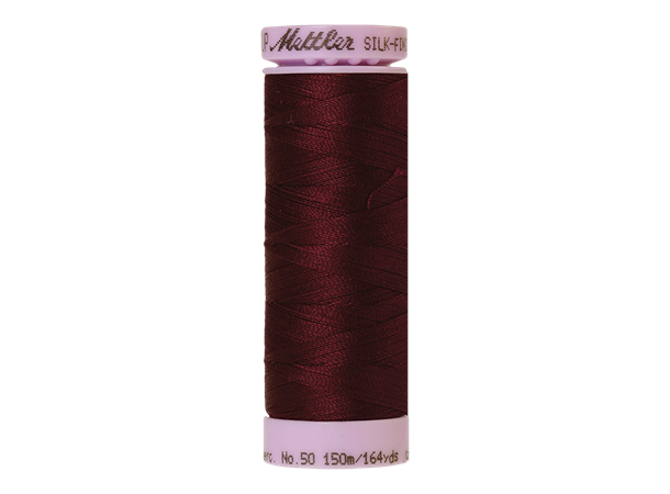 Mettler, Silk Finish Cotton 50, 150m Farge nr 0111 Beet Red