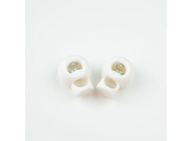 Rund snorstopper, 16mm hvit