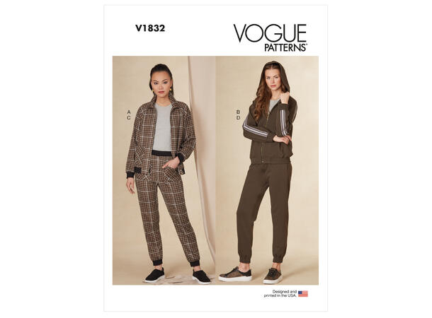 Vogue 1832 - Bukse og jakke.