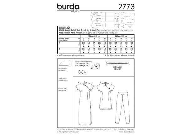 Burda 2773 - Suzi Wong