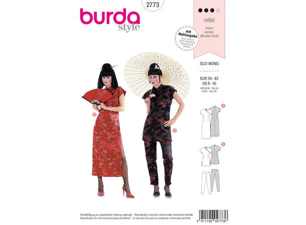 Burda 2773 - Suzi Wong