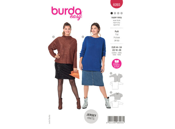 Burda 6093, Genser