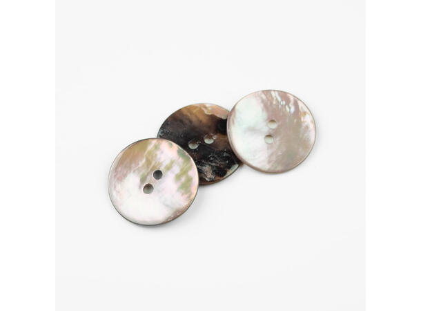 Perlemorsknapp Mørk, 23mm