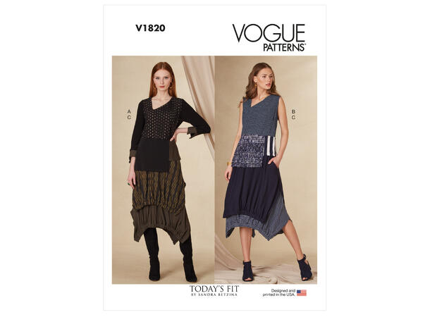 Vogue 1820 - Topp og skjørt.