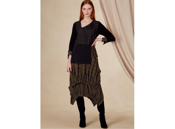 Vogue 1820 - Topp og skjørt.