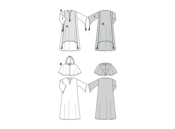 Burda 2822 - Sjeik og munk