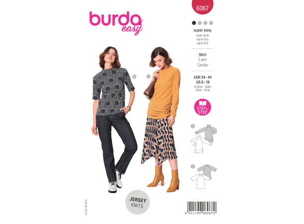 Burda 6067, genser