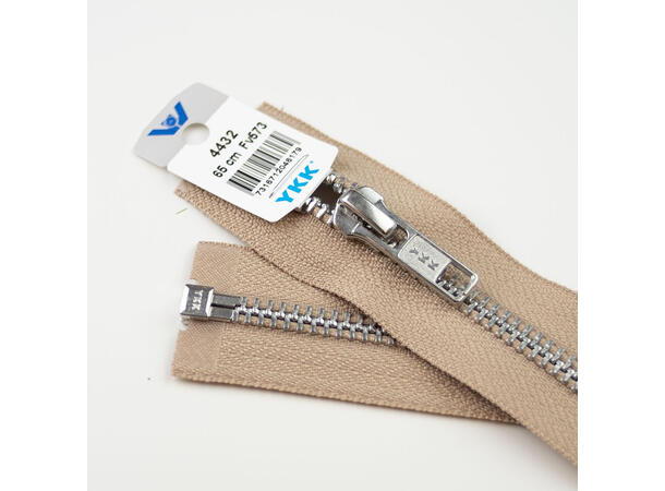 Delbar emtallglidelås, aluminium