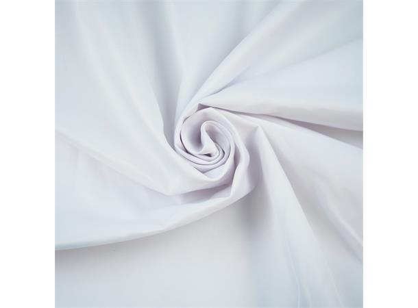 Ensfarget bevernylon av bomull og polyester, White