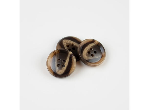 Marmorert knapp matt 21 mm Cream