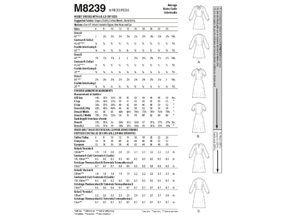 McCall's 8239 - Kjole.