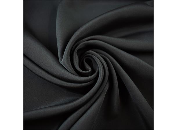 100% Heavy Crepe Backed Satin Silk, Black
