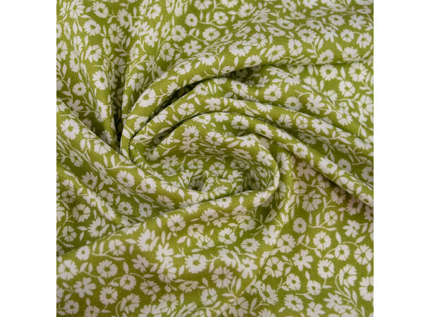 Blomstrete viskose, grønn
