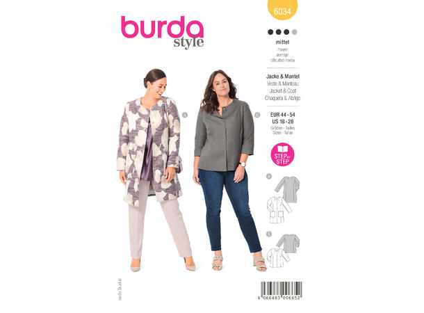 Burda 6034 - Bukser