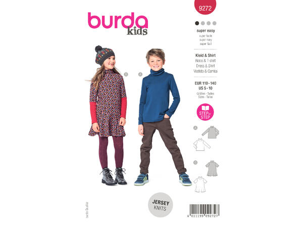 Burda 9272 - Kjole og genser