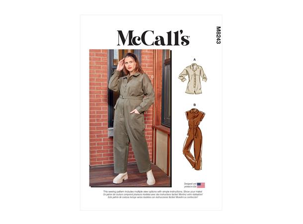 McCall's 8243 - Jumpsuit B5 (8-10-12-14-16)